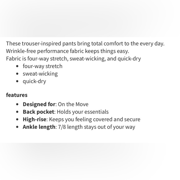 NWOT Lululemon Here to There HR 7/8 Pant - Picture 5 of 10